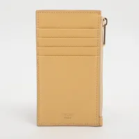 セリーヌ トリオンフ コインケース イエロー レザー CELINE - 美品 セリーヌ トリオンフ 10I483 レザー イエロー 黄