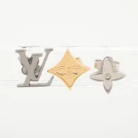 【極美品】ルイヴィトン ピアス ブックル LV サンライズ Louis Vuitton]☆LV Lace Earrings ピアス LV レース 3点セット