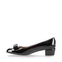 サルヴァトーレフェラガモ ヴァラリボン アーモンドトゥレザーパンプス 6C Salvatore Ferragamo - サルヴァトーレ フェラガモヴァラリボン