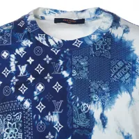 Louis Vuitton 22AW Cotton T-shirt XXL Men's Blue RM222M