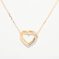 カルティエ ダイアモール ハート Au750 ダイヤモンド ネックレス Cartier 【送料無料】カルティエ 750WG インターレースハート