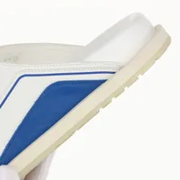 ヴィトン LVトレイナーライン 21年 レザー サンダル 8 メンズ ホワイト