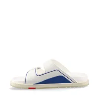 未使用級✨ ルイヴィトン LVトレイナー NBAコラボ サンダル 27cm相当 ヴィトン LVトレイナーライン 21年 レザー サンダル 8 メンズ ホワイト