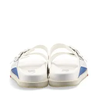 ヴィトン LVトレイナーライン 21年 レザー サンダル 8 メンズ ホワイト