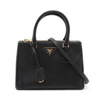 美品【プラダ】サフィアノレザーハンドバッグ 2wayバッグ PRADA ［飯能本店］PRADA プラダ 2WAYバッグ ハンドバッグ