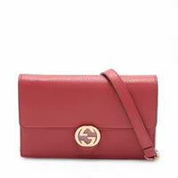 グッチ インターロッキングG チェーンウォレット GUCCI グッチ 財布 カードケースウォレット レディース インター