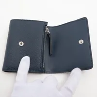 メゾンマルジェラ　4ステッチ　コンパクトウォレット メゾンマルジェラ 4ステッチ レザー コンパクトウォレット