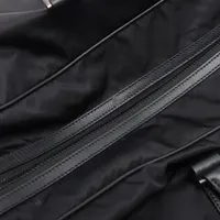 プラダ テスート ナイロンxレザー ボストンバッグ ブラック