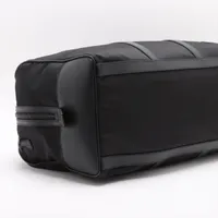 プラダ　ビンテージ　ブラックレザー ボストンバッグ 中古・古着通販】PRADA (プラダ) レザーボストンバッグ ブラック