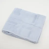エルメス Hロゴ ハンカチ コットン ブルー A3343836｜中古