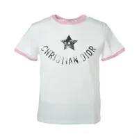 クリスチャンディオール コットン Tシャツ S レディース ホワイト クリスチャンディオール コットン Tシャツ XS レディース