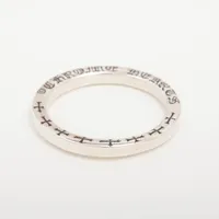 クロムハーツ クロスバンド リング 925 12.5g A2254066｜中古