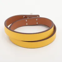 ブレスレット ドゥブルトゥール YELLOW PASSION 21cm エルメス ケリーブレスレット ドゥブルトゥール Z:2021年