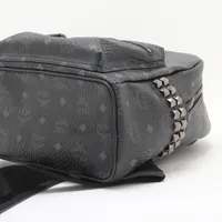 【期間限定お値下げ】MCM ブラック レザーバックパック MCM ヴィセトス レザー バックパック/リュック ブラック