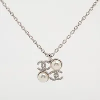 【CHANEL】 ココマーク I24S ネックレス ラインストーン シャネル ココマーク I24S ネックレス GP×ラインストーン