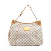 ヴィトン ダミエアズール ガリエラPM N55215 ホワイトxブラウン  