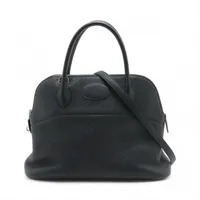 エルメスの魂が息づく【HERMES】ボブ グレッグ セリエ エルメス ボリード 31 2WAY エトゥープ/パラジウム金具 トリヨン