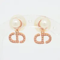 【美品】Dior ディオール Tribales ピアス ピンクゴールド 正規品 ディオール Dior Tribales ディオール トライバル ピアス(両耳用