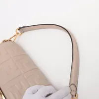 フェンディ ズッカ マンマバケット レザー 2WAYショルダーバッグ