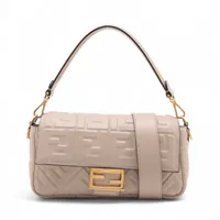 フェンディ マンマバゲットショルダーバッグ ベージュ FENDI フェンディ マンマバケット セミショルダー ワン