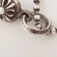 クロムハーツ 1ボールタイニーCHクロス ネックレス 925 12.5g クロス