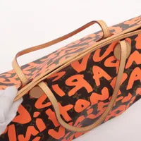 ルイヴィトン モノグラム グラフィティ ネヴァーフル  トートバッグ オレンジ LOUIS VUITTON】ルイヴィトン『モノグラム グラフィティ