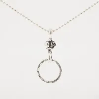 クロム クロムハーツ ネックレス ラバー 13.6g パドロックフレアニー