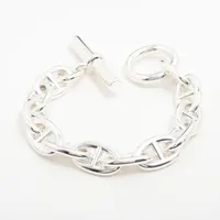 エルメス シェーヌダンクルTGM ブレスレット 12コマ 925 110.7g