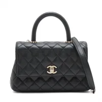 VINTAGE シャネル ココハンドル 29cm ミディアムサイズ グレー ココハンドル 29cm CHANEL(シャネル) バッグ・カバン(レディース