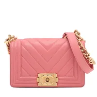 CHANEL 未使用美品 レア ボーイシャネル ミディアム ミント 中古 CHANEL 未使用美品 レア ボーイシャネル ミディアム ミント 中古