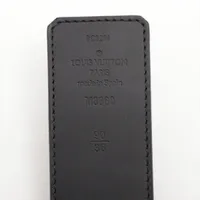 ヴィトン BC3294 ベルト 90/36 PVC×レザー グレー M8860 ベルト