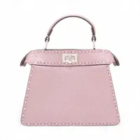 フェンディ レザー ピーカブー ISeeU ハンドバッグ 8BN335 FENDI フェンディ ハンドバッグ PEEKABOO ISeeU PETITE