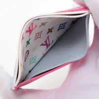 ヴィトン×村上隆 LV×TM カードケース ポルトカルト クリスクロス