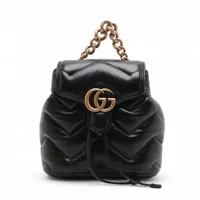グッチ ジャッキー GG柄 リュックサック ナイロン　レザー グッチ ジャッキー ナイロン×レザー バックパック/リュック