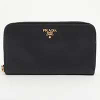 プラダ ブラックサフィアーノジップアラウンドウォレットFW25/26 楽天市場】【新品】 プラダ 長財布 ジップアラウンドウォレット