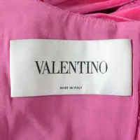 Valentino ピンク リボン付き ワンピース 36 Valentino ピンク リボン付き ワンピース 36