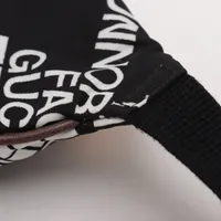 グッチ×ノースフェイス ナイロンxレザー ボディバッグ ブラックx