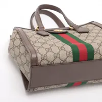 【希少】グッチ　ハンドバッグ　GGスプリーム　総柄　PVC　レザー　ブラウン 楽天市場】【バッグ】GUCCI グッチ オールドグッチ GGプラス GG