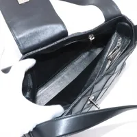 シャネル ビコローレ ラムスキン ショルダーバッグ ブラック シルバー金具 シャネル ビコローレ ラムスキン ショルダーバッグ ブラック