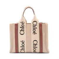 CHLOE ★ ロゴ レザー ハンドバッグ / ベージュ クロエ Chloe バッグ （ベージュ） -ファッション通販 FASHION