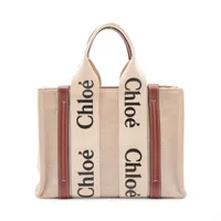 Chloé ベージュ レザー ハンドバッグ Chloé ベージュ レザー ハンドバッグ