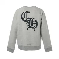 新品クロムハーツLサイズ Chrome Hearts (クロムハーツ) プリント クルーネック 長袖 T