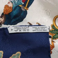 エルメス カレ90 Joies d'Hiver 冬の愉しみ スカーフ シルク