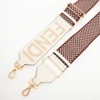 ◇フェンディ◇キャンバス/ロゴ/ショルダーストラップ/ブランド フェンディ ロゴ ショルダーストラップ キャンバス×レザー