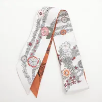 専用　新品　HERMESエルメス ツイリー ブリッドドゥガラ フルール　花柄 極美品 花柄 可愛い エルメス ツイリー ブリッドドゥガラアン
