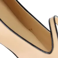 CHANEL サンダル パンプス ストラップ レザー ベージュ 箱付き 中古・古着通販】CHANEL (シャネル) バックストラップサンダル