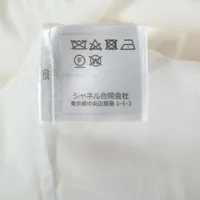 シャネル ココマーク 21年 コットン シャツ 38 レディース ホワイト