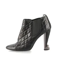 ⭐️極美品⭐️ マノロブラニク　ニーハイブーツ　レザー　スエード切替　太ヒール Manolo Blahnik(マノロブラニク) ロングブーツ(レディース