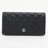 ♥6/22〜24❗️CHANEL シャネル　正規品ラウンドジップキャビアスキン シャネル マトラッセ キャビアスキン ラウンドジップウォレット