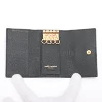 サンローラン YSLライン TGN693749 レザー キーケース ブラック